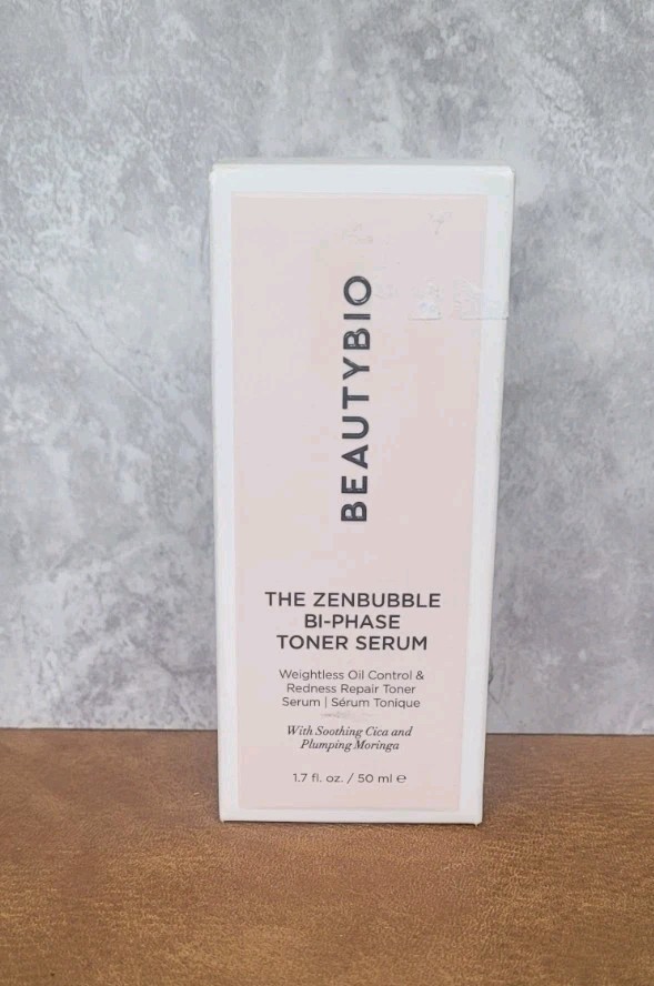 BeautyBio The ZenBubble Bi-Phase Toner Serum Weightless Oil Cont, 1.7 oz Sealed