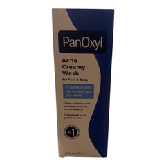 PanOxyl Acne Cream Face Wash Benzoyl Peroxide 5.5 oz Fragrance-Free