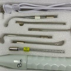 Pure Daily Care NuDerma Clinical Ne+Ar Skin Therapy Wand w 6 Fusion Applicators