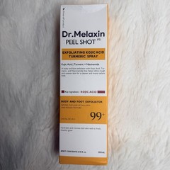 Dr. Melaxin Peel Shot Spray Exfoliator 6.76 fl oz Kojic Acid Turmeric New OB