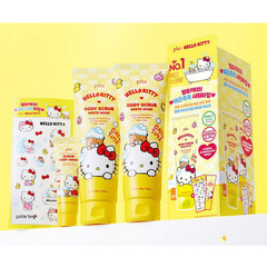 PLU Body Scrub White Musk 200g *2ea HELLO KITTY Edition K-Beauty