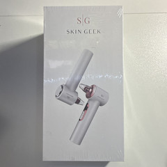 Skin Geek DARA Vacuum Blackhead Remover for Face, White, 6 Heads, USB Charger