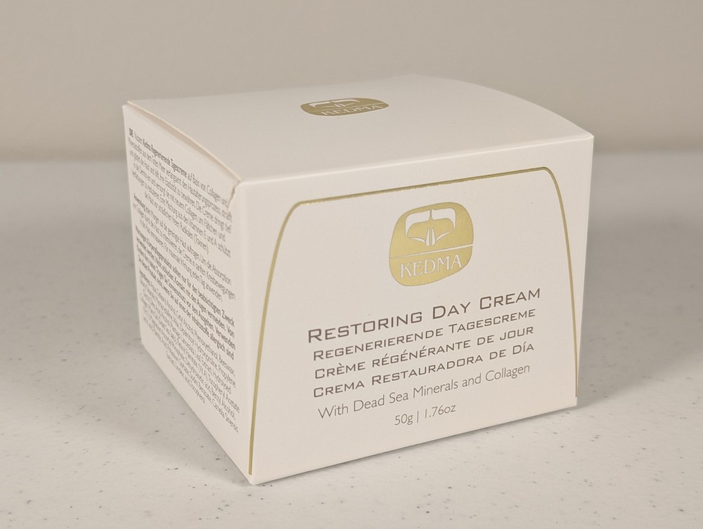 Kedma Restoring Day Cream Dead Sea Minerals & Collagen 1.76oz / 50ml New