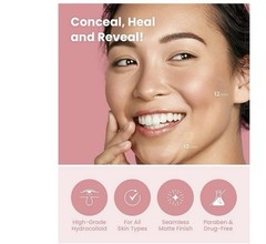 GLAM UP Spotless Smart Patch Hydrocolloid Acne Patches Waterproof Matte 36 ct