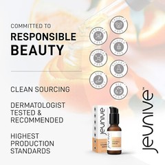 Jeunive Citrus Stem Cells Vitamin C Serum with Anti-Aging Hyaluronic Acid & ….
