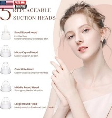 2025 Blackhead Remover Pore Vacuum,Facial Pore Cleaner-5 Suction Power,5 Probes,