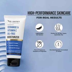 Dr. Sheth’s Ceramide & Vitamin C Oil Free Moisturizer For All Skin Types 50gm