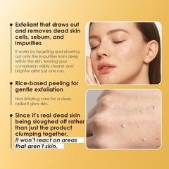 2PCS PEEL Dr.Melaxin SHOT GLOW EXFOLIANT RICE AMPOULE (WHITE RICE/BLACK RICE)