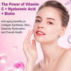 ZHPHK Multi Collagen Peptides for Women 2000mg Hydrolyzed Collagen Peptides Pill