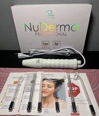 NuDerma Professional Skin Therapy Wand – Portable Skin Therapy Machine 6 Wands