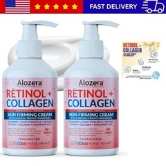 Alozera Skin Firming Retinol Collagen Face & Body Lotion with Stem Cells for Agi