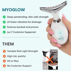 Myderma Dream Myoglow LED Neck, Face, Arms and Legs Total Body Sculpting Device