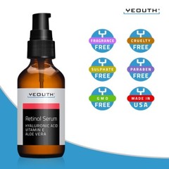 YEOUTH Retinol Serum with Hyaluronic Acid / Vitamin E/ Aloe Vera Exp 6/2027