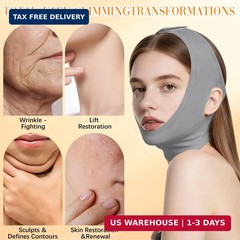 Collagen Face Sculpt Wrap, Skin-Friendly and Breathable, Reusable Face Mask for