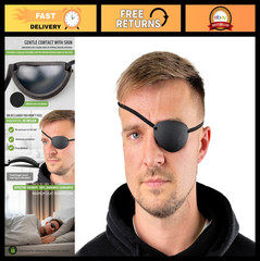 Handmade Soft Foam Eye Patch for Adults – Lazy Eye Therapy, Cosplay & Pirate Cos