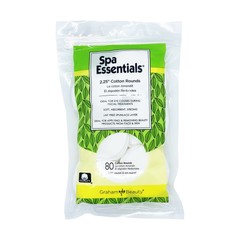 Graham Beauty Spa Essentials 2.25&Prime; Cotton Rounds 80pcs