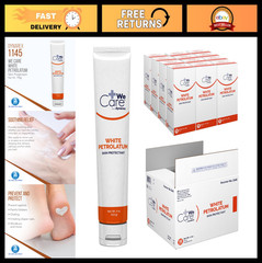 Petroleum Jelly for Dry Skin, Soothing White Petrolatum, 4 oz Tubes, 72 Count Ca