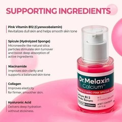 NEW Dr.Melaxin Cemenrete Two set Cyano Pink Spicule Serum with Calcium skin care