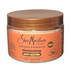 SheaMoisture Coconut & Hibiscus, iluminating Body Butter + Pro Ceramides 11.5 Oz