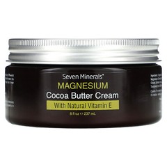 Magnesium Cocoa Butter Cream, With Natural Vitamin E, 8 oz, (237 mL)