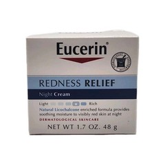 Eucerin Redness Relief Night Creme Dermatological Skincare 48g 1.7 Oz