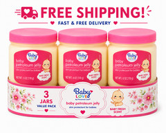Baby Love Baby Petroleum Jelly Baby Fresh Scent Skin Protectant 6oz – 3 Pack