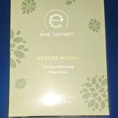 Eve Hansen Moisture Infusion Sheet Mask Collagen Boosting Hydrating 5 Masks