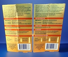 2 Pack RoC Multi Correxion Revive + Glow Eye Balm- 0.14 oz 4g Lot