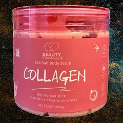 Beauty Mechanics Collagen Body Scrub, Lotion, Body Wash & Bath Salt Lot