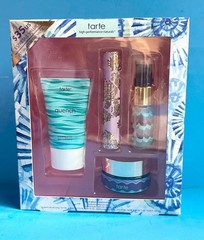 Tarte Hydration Celebration Hydrating Skincare Set 4 pc Primer Moisturizer Lip
