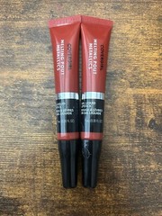 CoverGirl Melting Pout Metallics Gel Liquid Lipstick, Mayhem 215 (2 Pack)