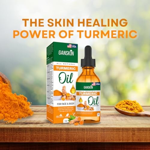 Turmeric Oil – Dark Spot Facial Serum for Face & Body – Natural Skin Brightening