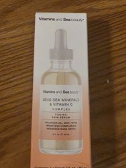 Vitamins and Sea beauty Dead Sea Minerals & Vitamin C Toning Serum, 2 fl oz.