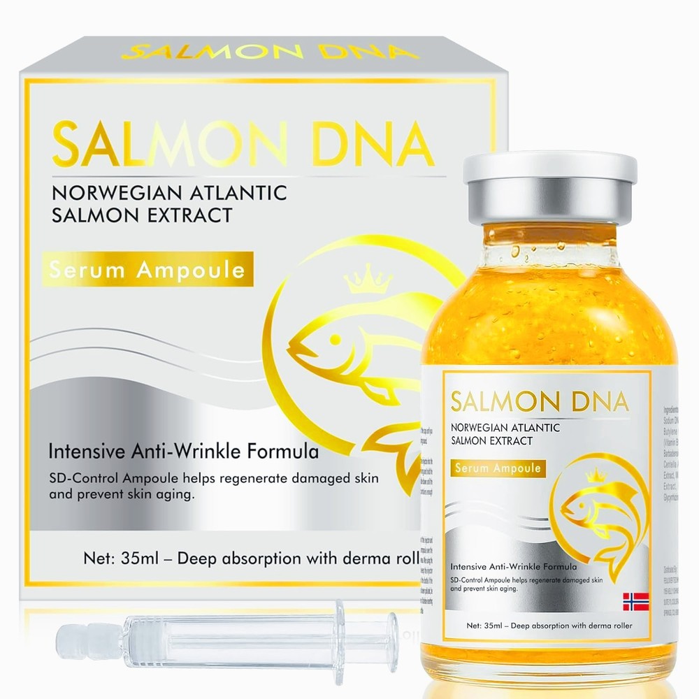 Salmon DNA PDRN Serum Microneedling Ampoule Anti Aging Hydrating