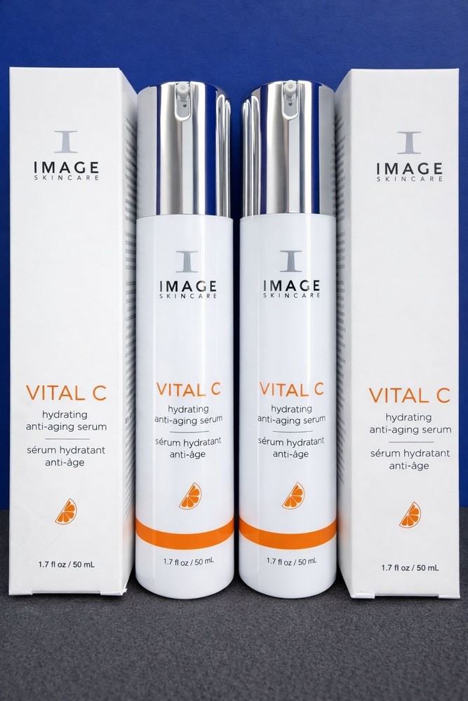 2X NEW Image Skin care Vital c Hydrating Anti-Aging Serum 1.7oz. Facial Serum