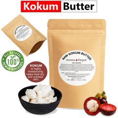Raw Kokum Butter 1 lb 100% Pure Natural Cold Pressed Skin Care Moisturizer POUCH