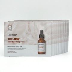 MEDI PEEL Tox Bor Gold Boosting Mask 25ml x 10pcs Elasticity Smooth K-Beauty