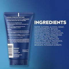 NIVEA MEN Maximum Hydration Face Wash, Face Wash with Provitamin B5 and Aloe Ver