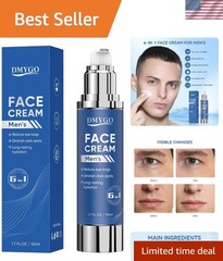 Particle Face Cream For Men 6 In 1 Anti Aging Cream Fights Eye Bags Dark Spots
