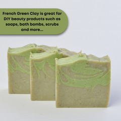 French Green Clay Powder – 100% Pure Natural Sea Clay Cosmetic Grade A Bulk