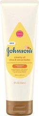 Johnson&rsquo;s Creamy Oil for Baby, Moisturizing Body Lotion with Shea & Cocoa Butter