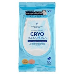 VT COSMETICS Cryo Ice Skin Pack 210g 100 Sheets Cooling Toner Pads / K-Beauty