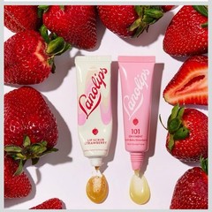 Lot Of 2! Lanolips Mini Scrub & Balm Duo ~ Strawberry Lip Scrub & Lip Balm