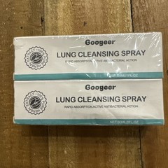 Lot of 2 Googeer Lung Cleansing Spray, Herbal Lung Cleansing Spray Exp 06/2027