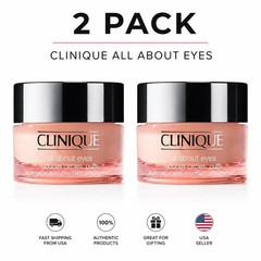 2 Pack Clinique All About Eyes Lightweight Eye Cream 0.5oz/15mL New Sealed