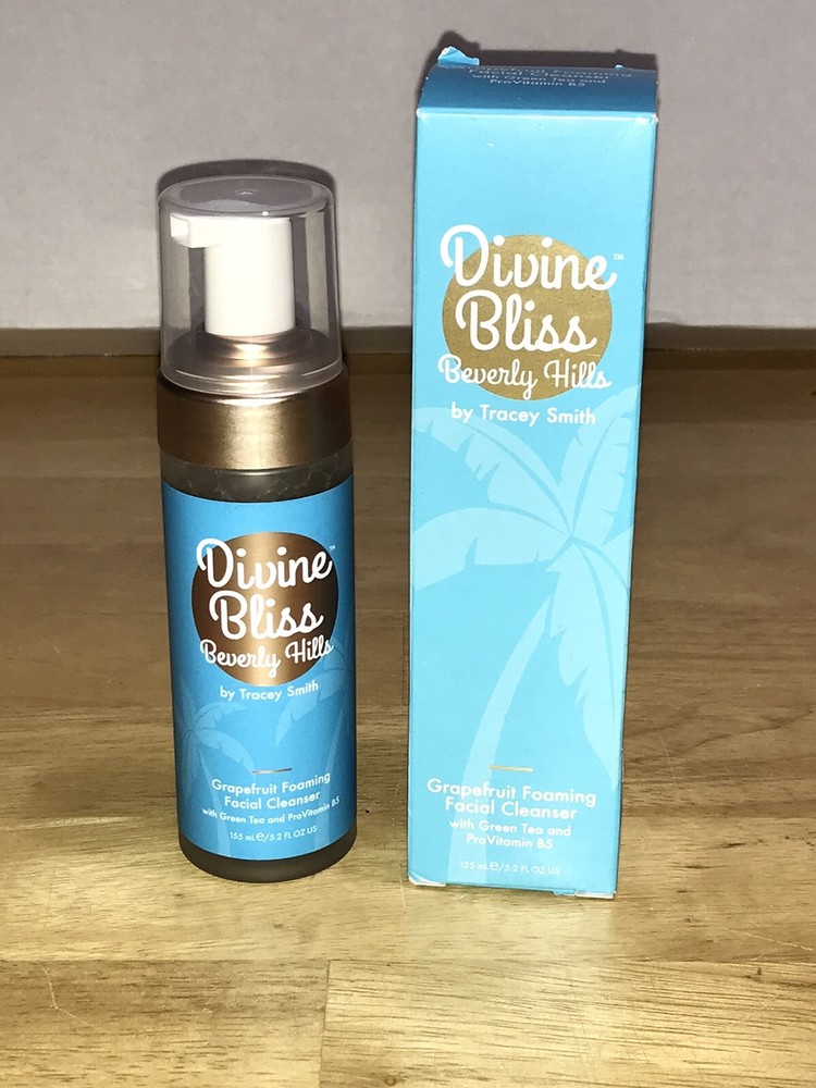 Divine Bliss Beverly Hills Grapefruit Foaming Facial Cleanser 5.2 fl oz New
