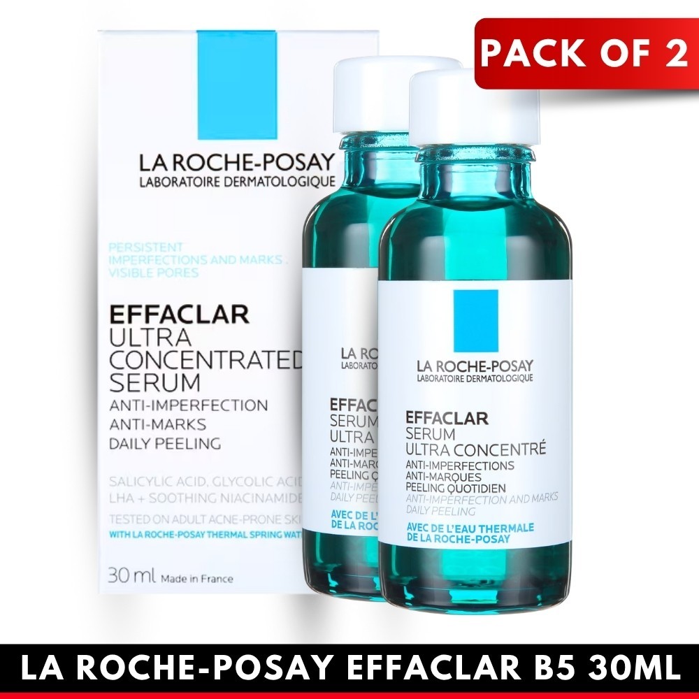 pack of two La Roche-Posay Effaclar Ultra Concentrated Serum 30ml