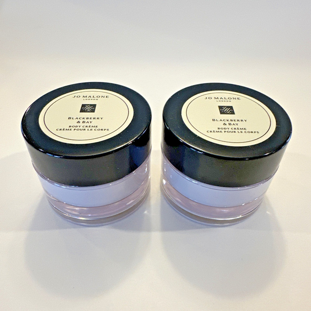 NEW Jo Malone London Blackberry & Bay Body Creme Lot Travel .5 fl oz ea Cream