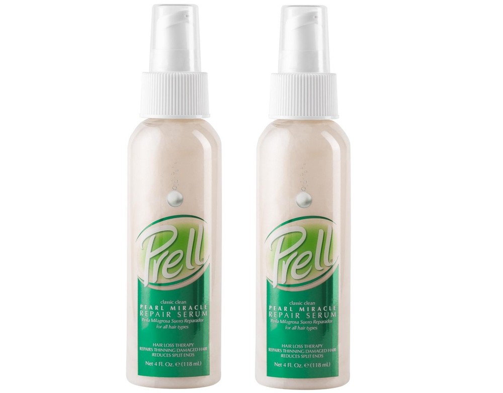Prell Pearl Miracle Repair Serum, Hair Loss Therapy, 4 fl oz – 2 Pack