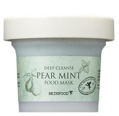 SKINFOOD Pear Mint Deep Cleanse Food Mask 120g/4.23 oz Brand New K-beauty clay